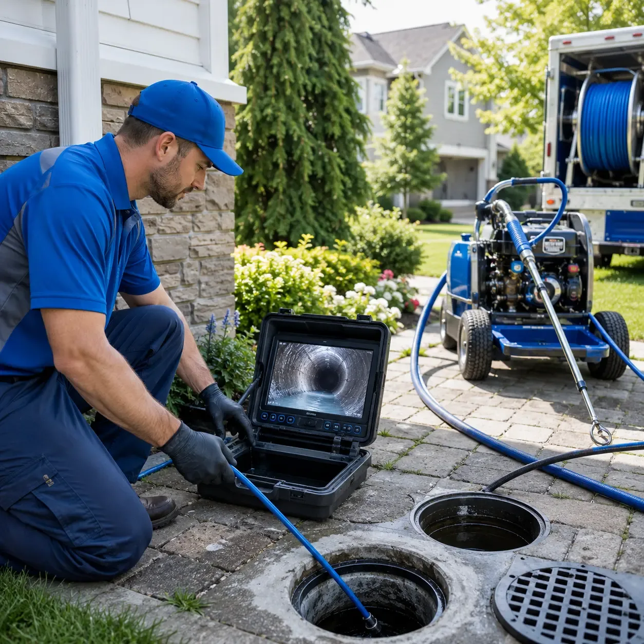 Outdoor drain cleaning professionals serving Oxford, NY